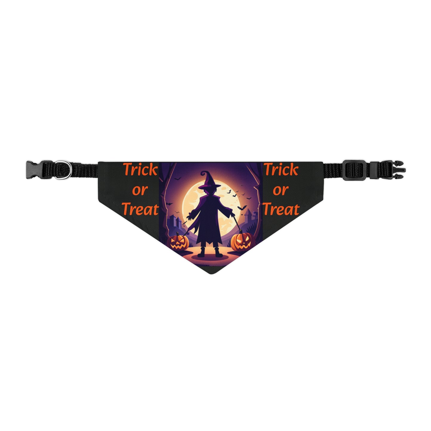 Halloween Witch Trick or Treat Pet Bandana