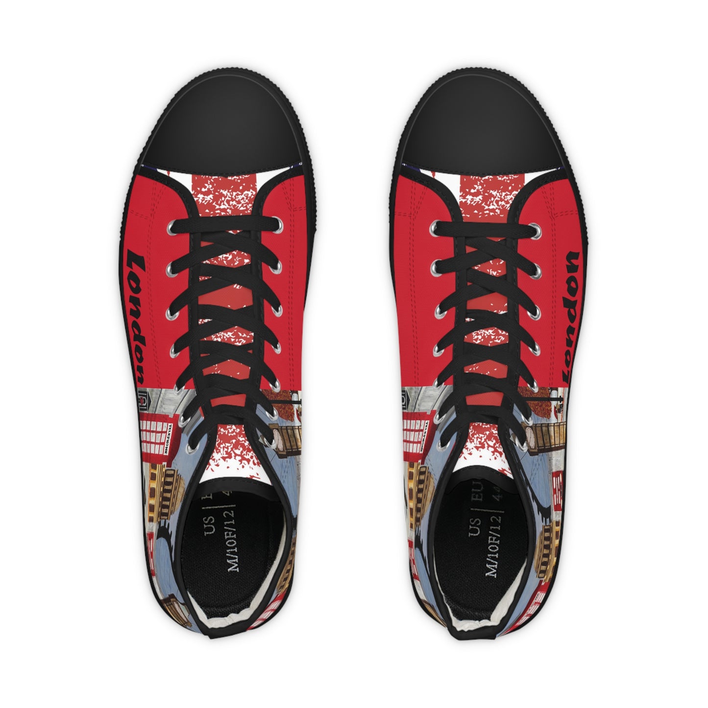 I Love London Men's High Top Sneakers