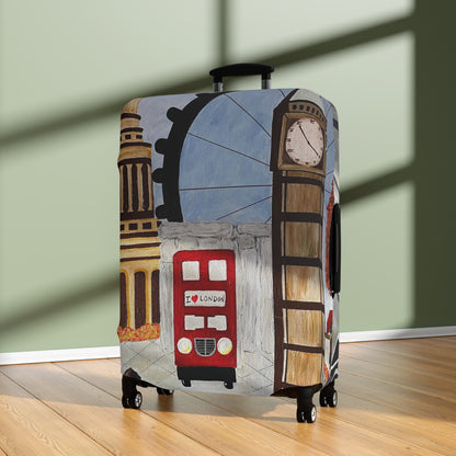 I Love London Luggage Cover