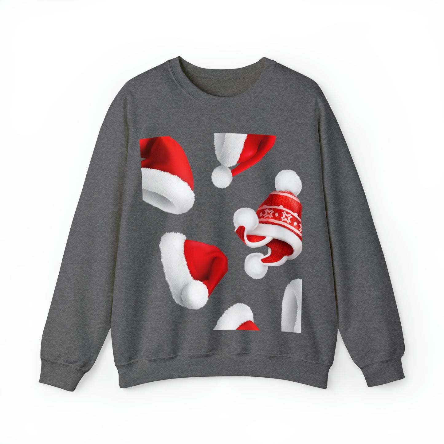 Santa Hat Christmas Holiday Sweatshirt