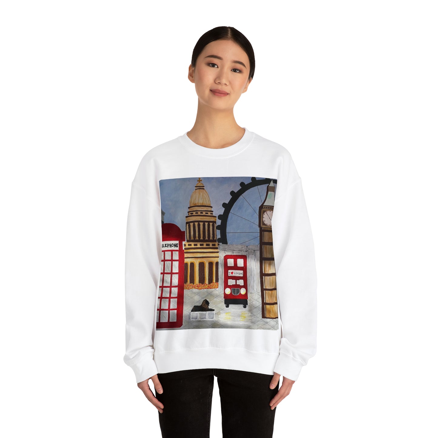 I Love London Unisex Crewneck Sweatshirt