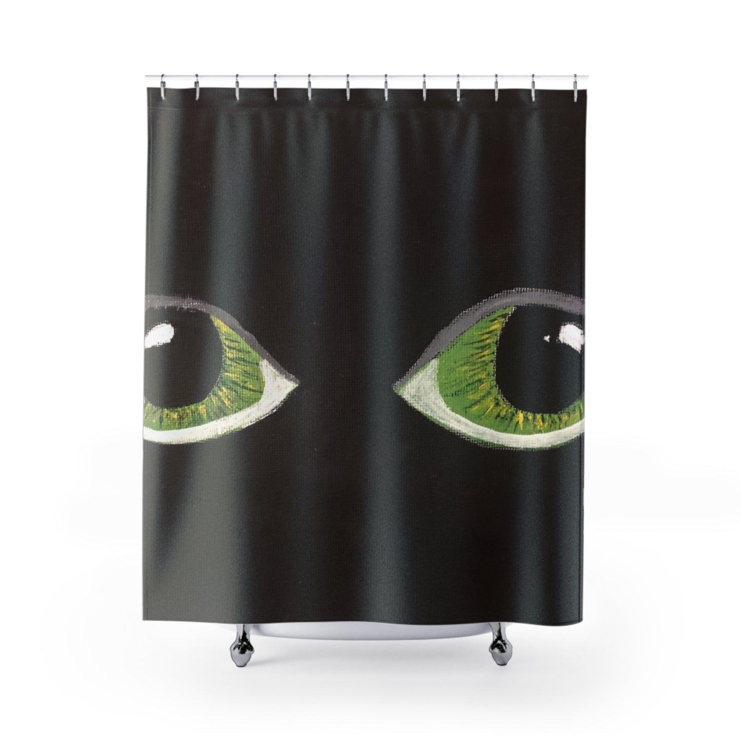 Halloween Spooky Eyes Shower Curtain