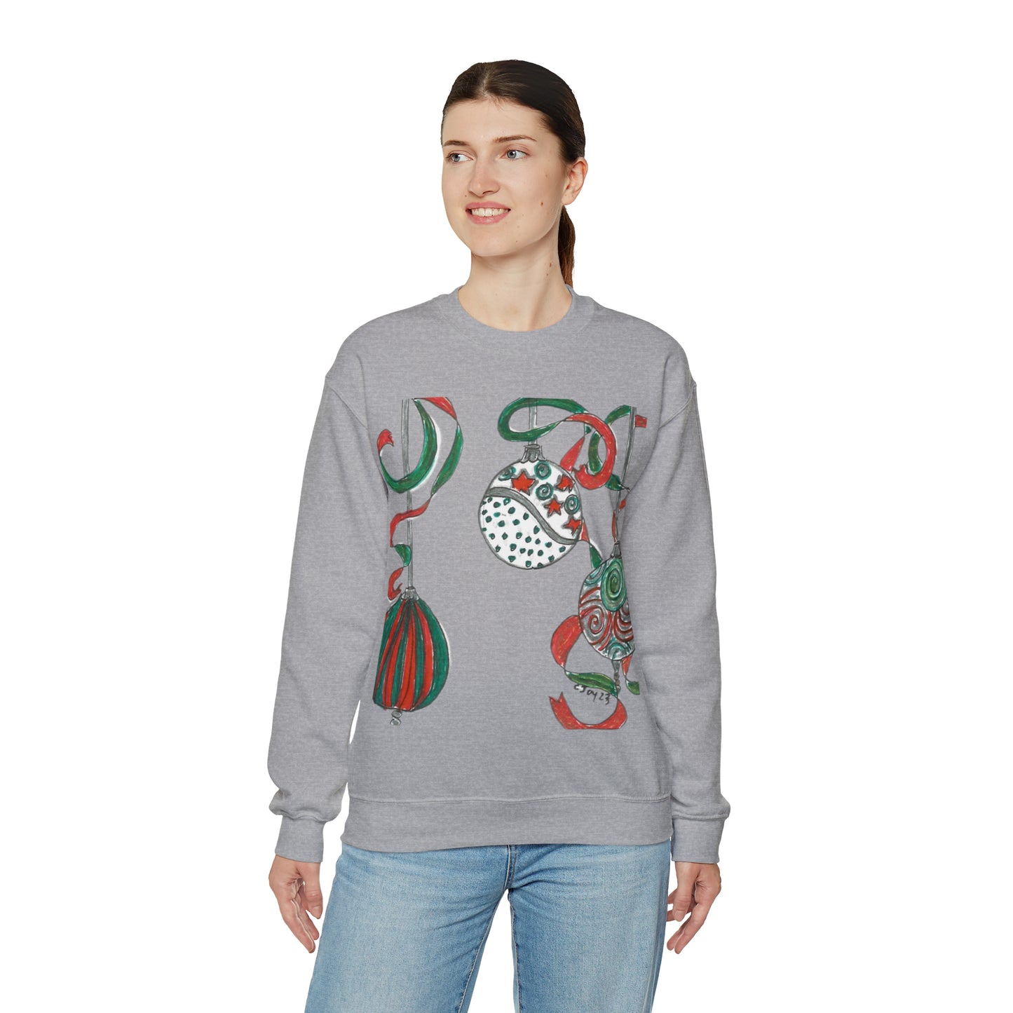 Christmas Ornaments Holiday Sweatshirt