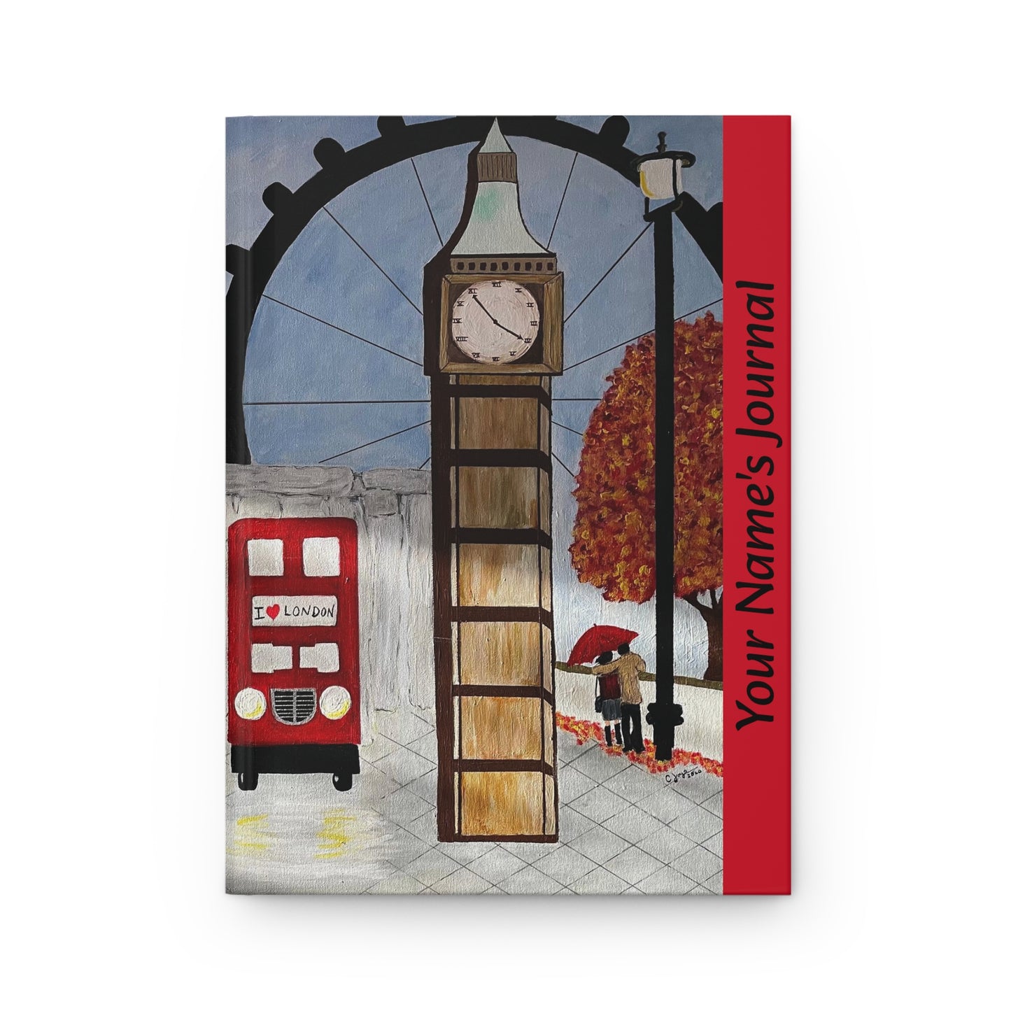 I Love London Travel Journal Hardcover Diary