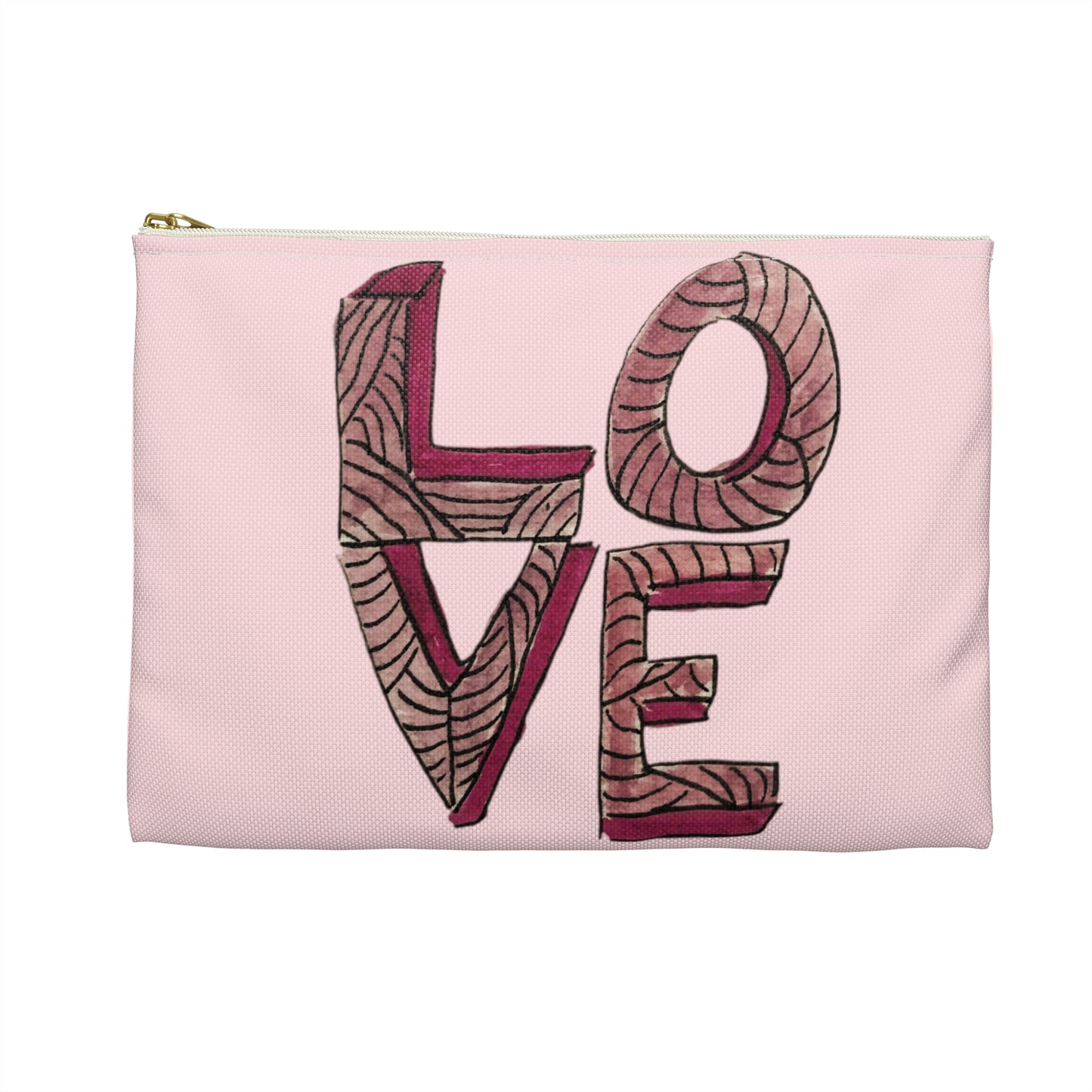 Stacked LOVE Accessory Pouch