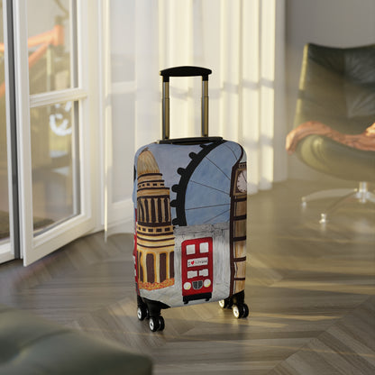 I Love London Luggage Cover