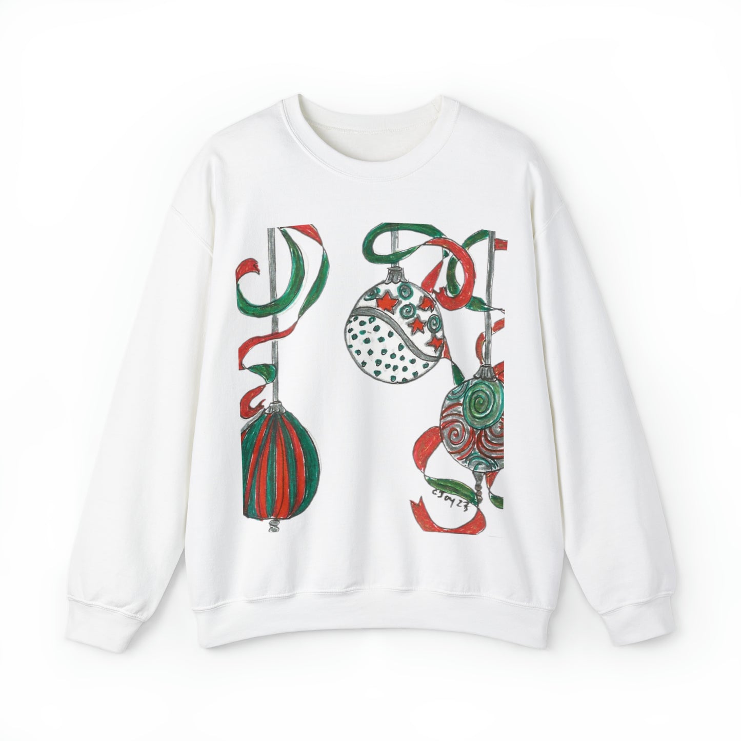 Christmas Ornaments Holiday Sweatshirt