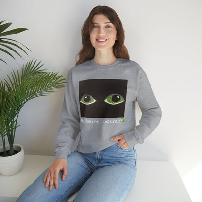 Halloween Spooky Eyes Unisex Heavy Crewneck Sweatshirt