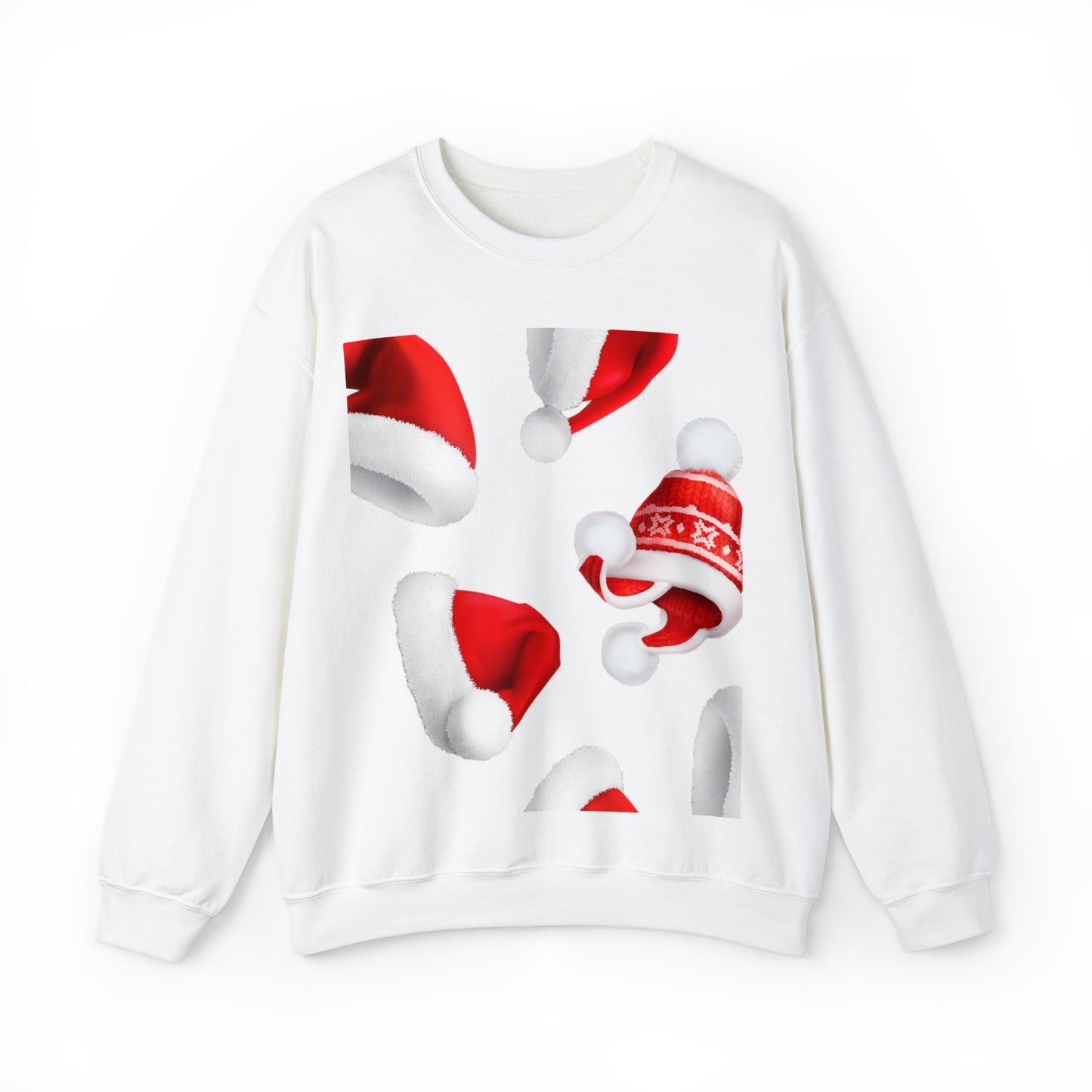 Santa Hat Christmas Holiday Sweatshirt