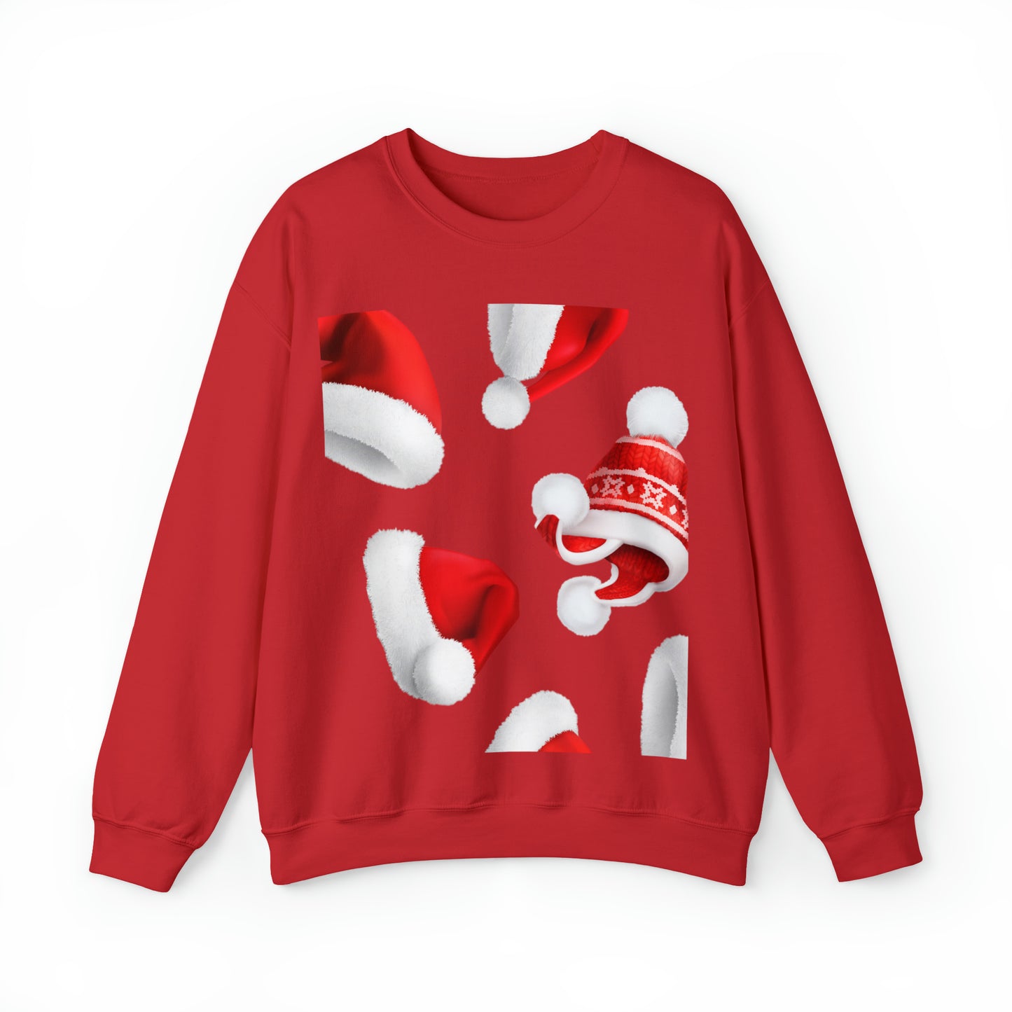 Santa Hat Christmas Holiday Sweatshirt