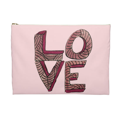 Stacked LOVE Accessory Pouch