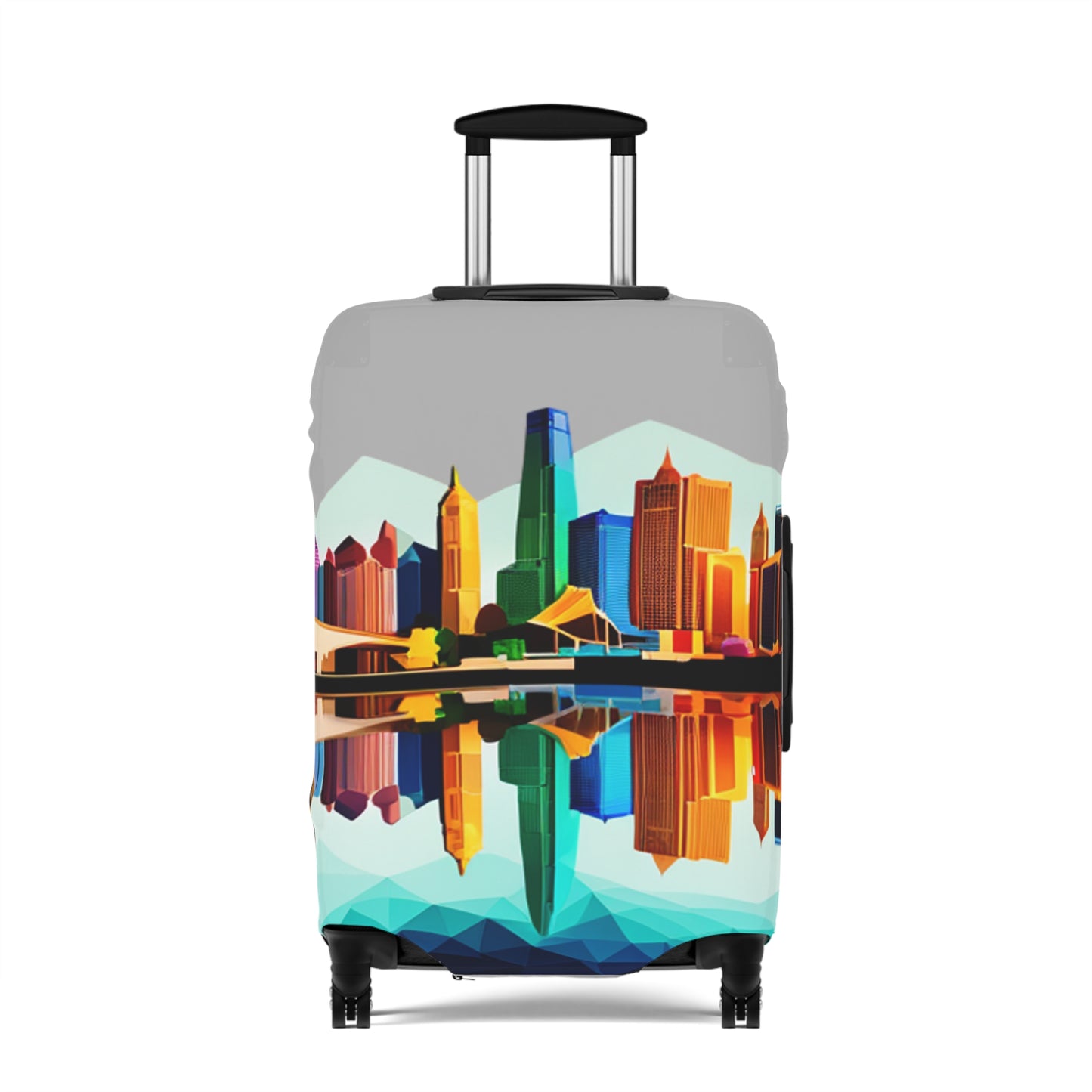 Dallas Texas Reflections Luggage Cover