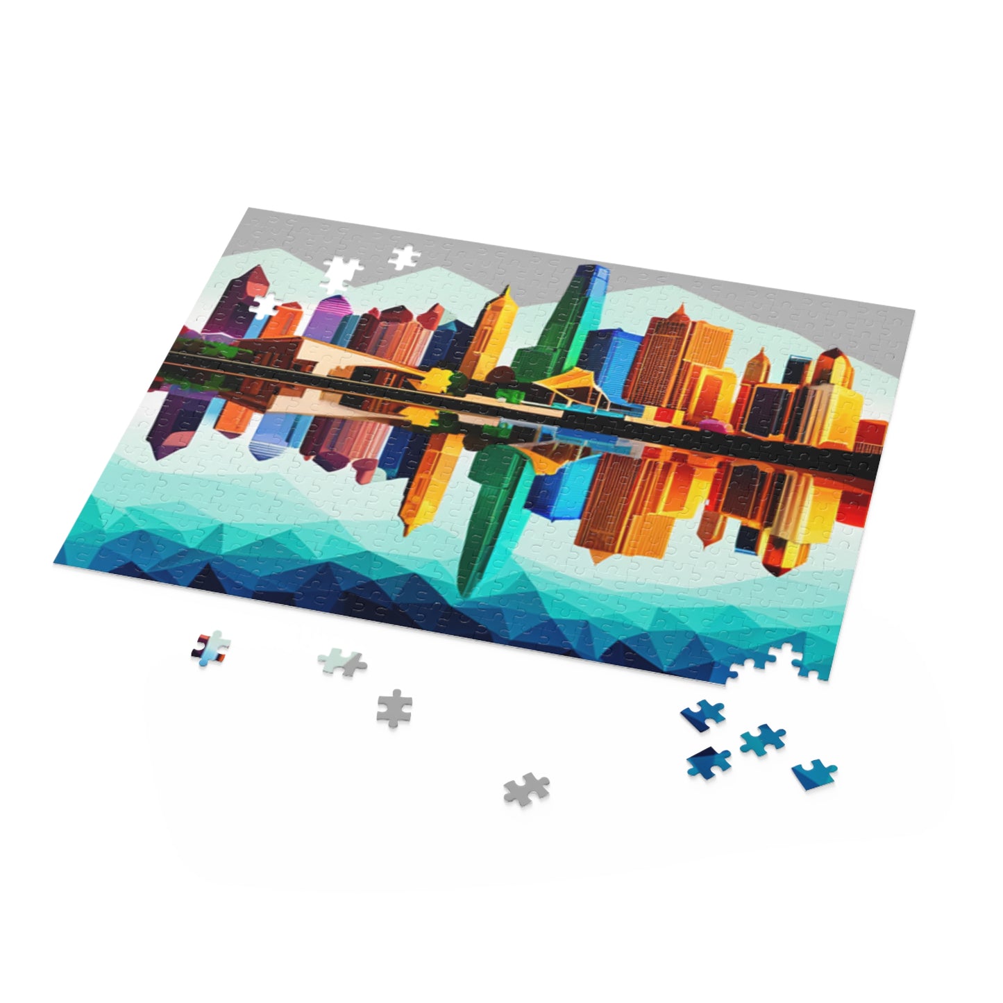 Dallas Texas Reflections Puzzle