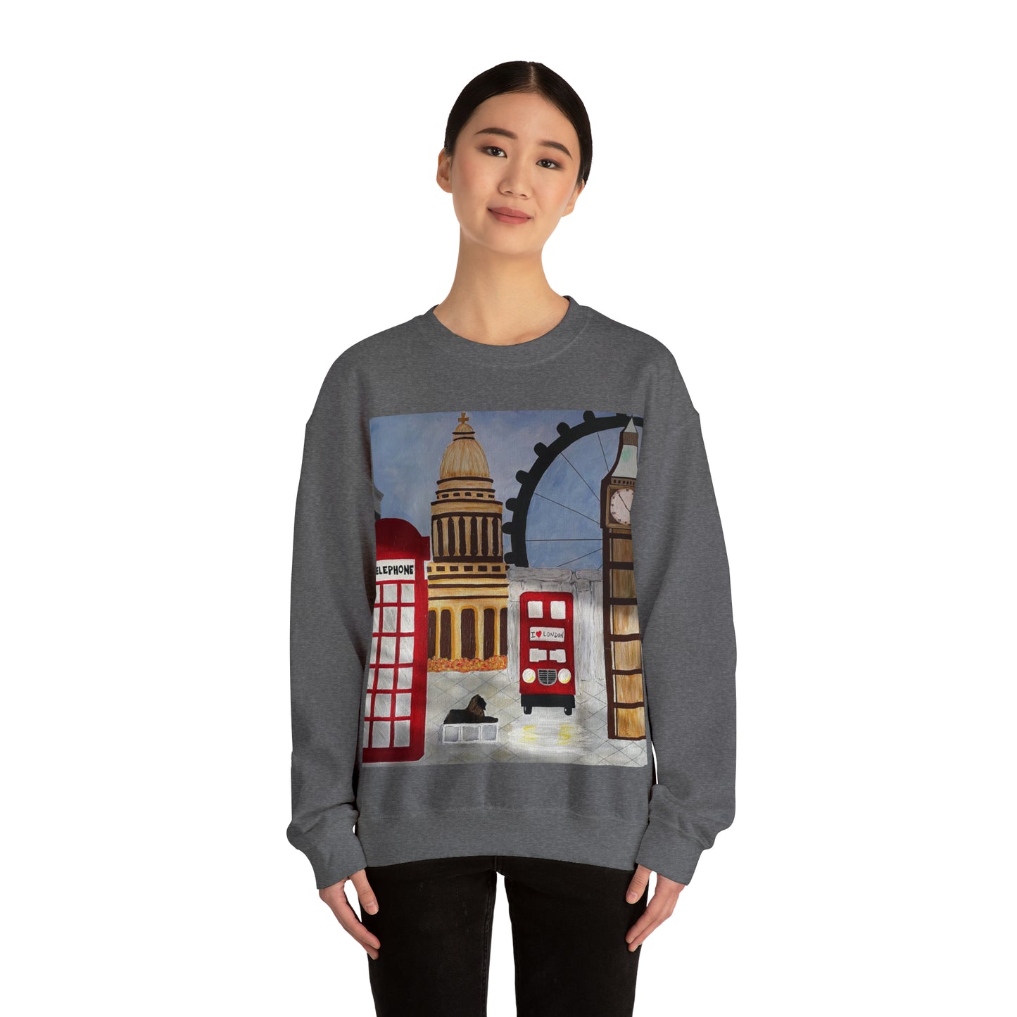 I Love London Unisex Crewneck Sweatshirt