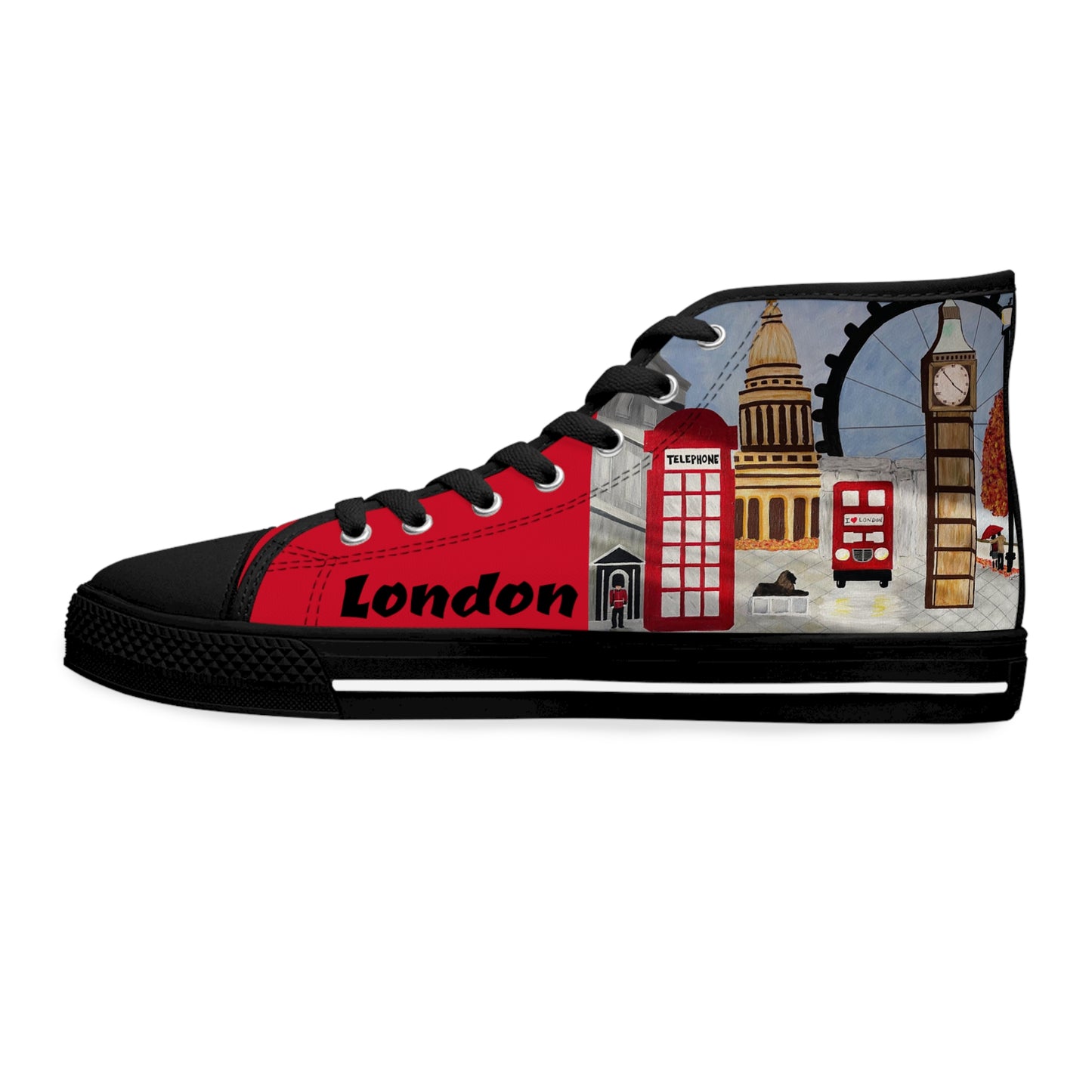 I Love London Women's High Top Sneakers