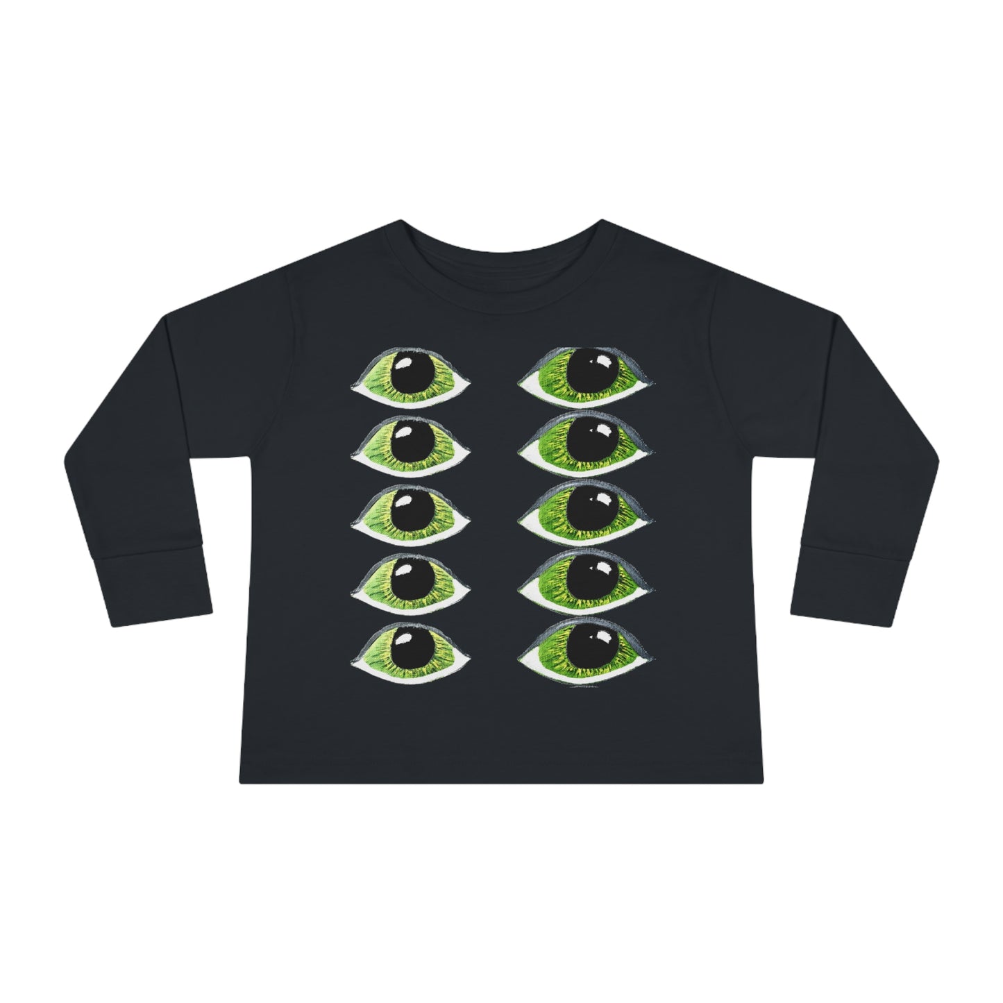 Halloween Spooky Eyes Toddler Long Sleeve Tee Costume