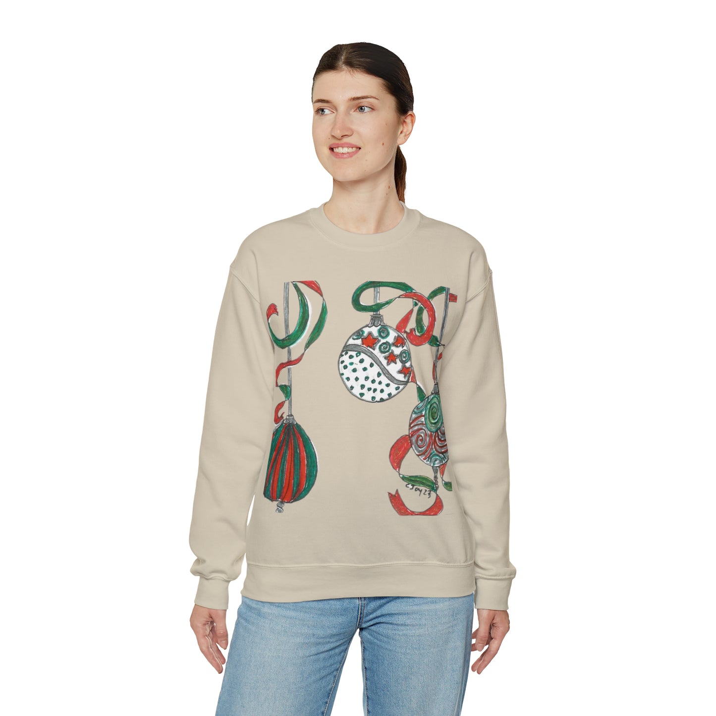 Christmas Ornaments Holiday Sweatshirt