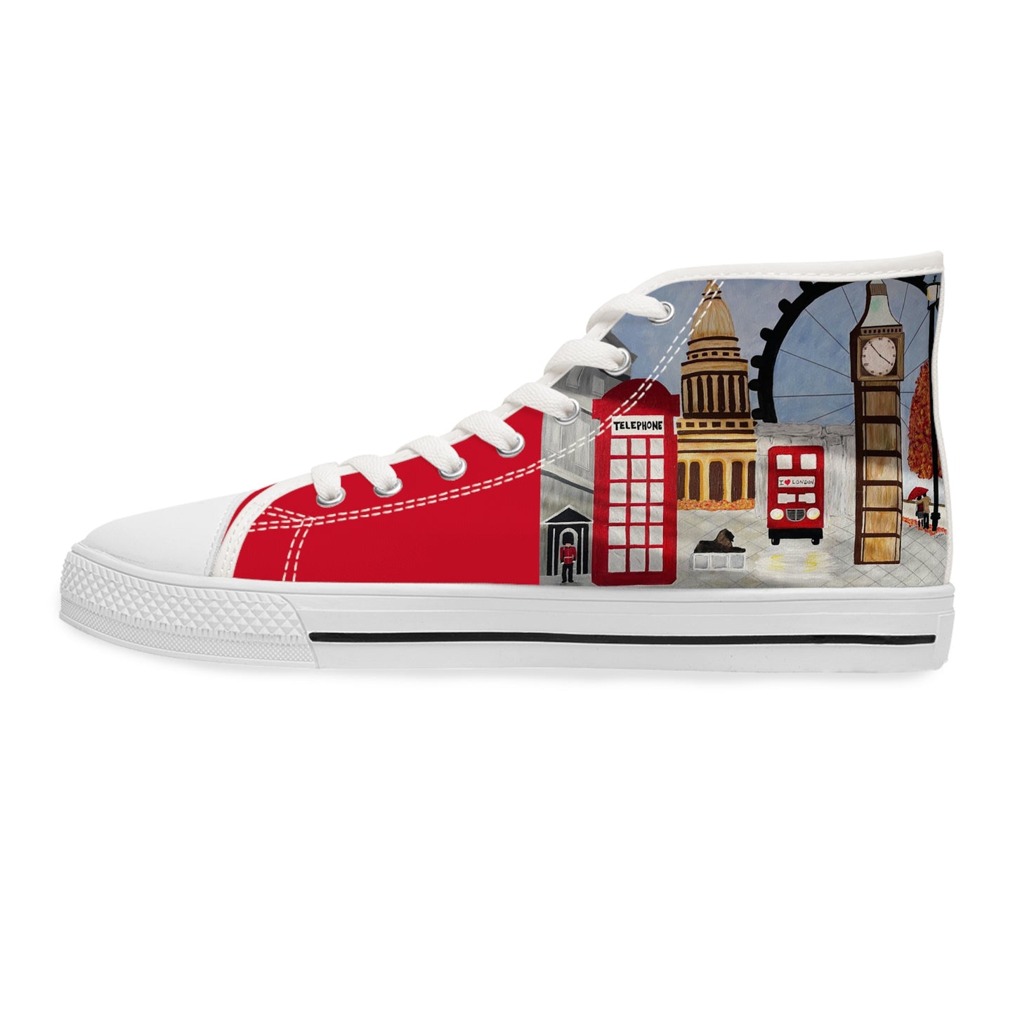 I Love London Women's High Top Sneakers