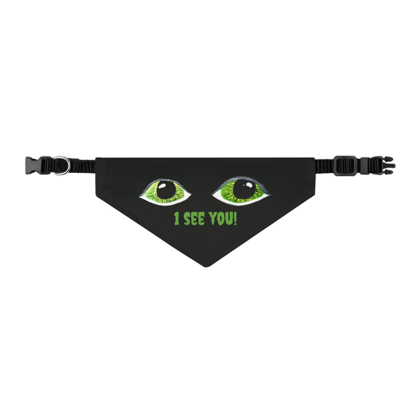 Halloween Spooky Eyes Pet Bandana Collar