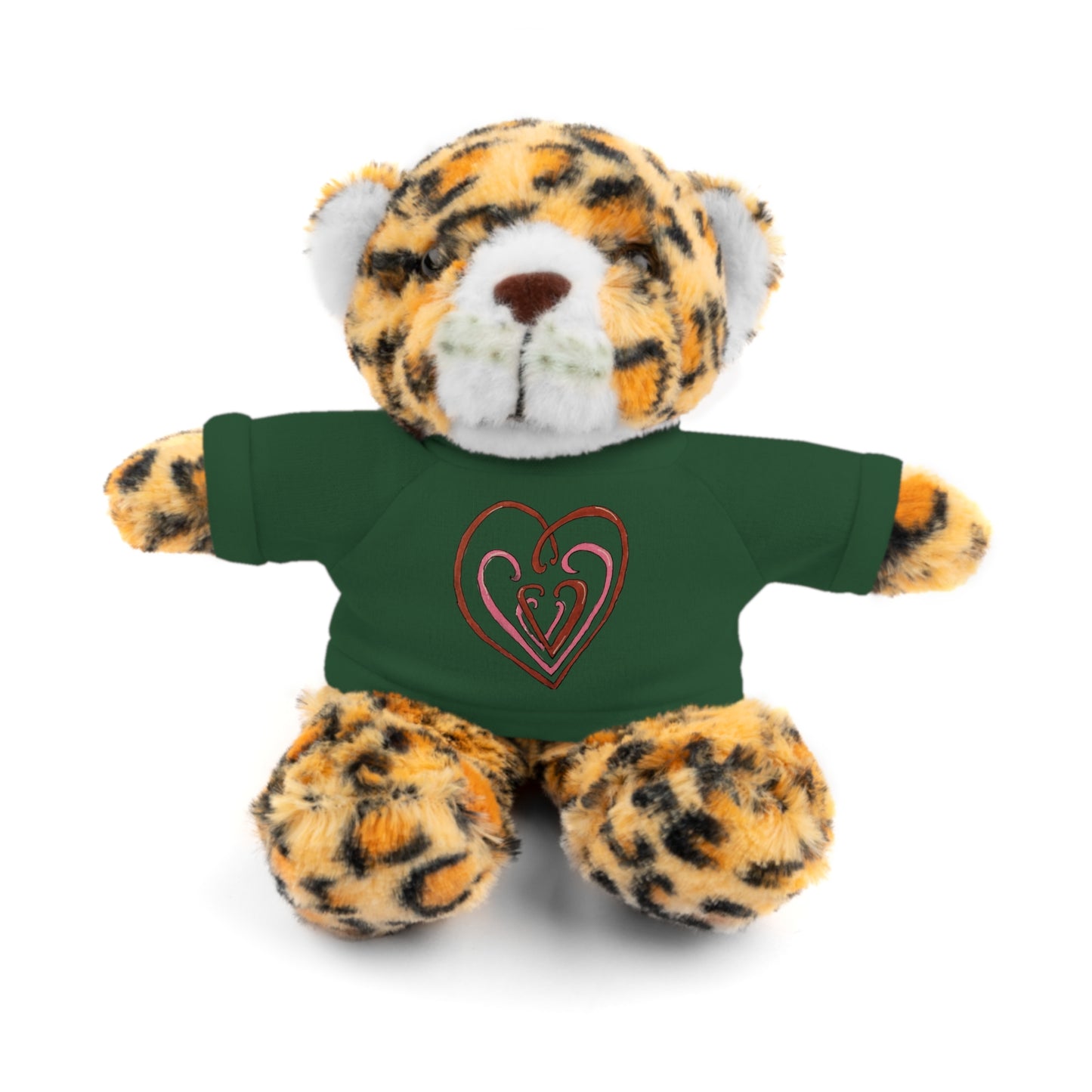 Hearts Intertwined Stuffed Animals with Tee