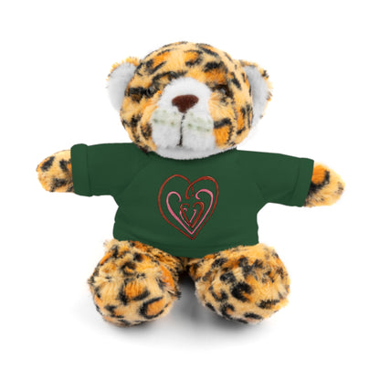 Hearts Intertwined Stuffed Animals with Tee