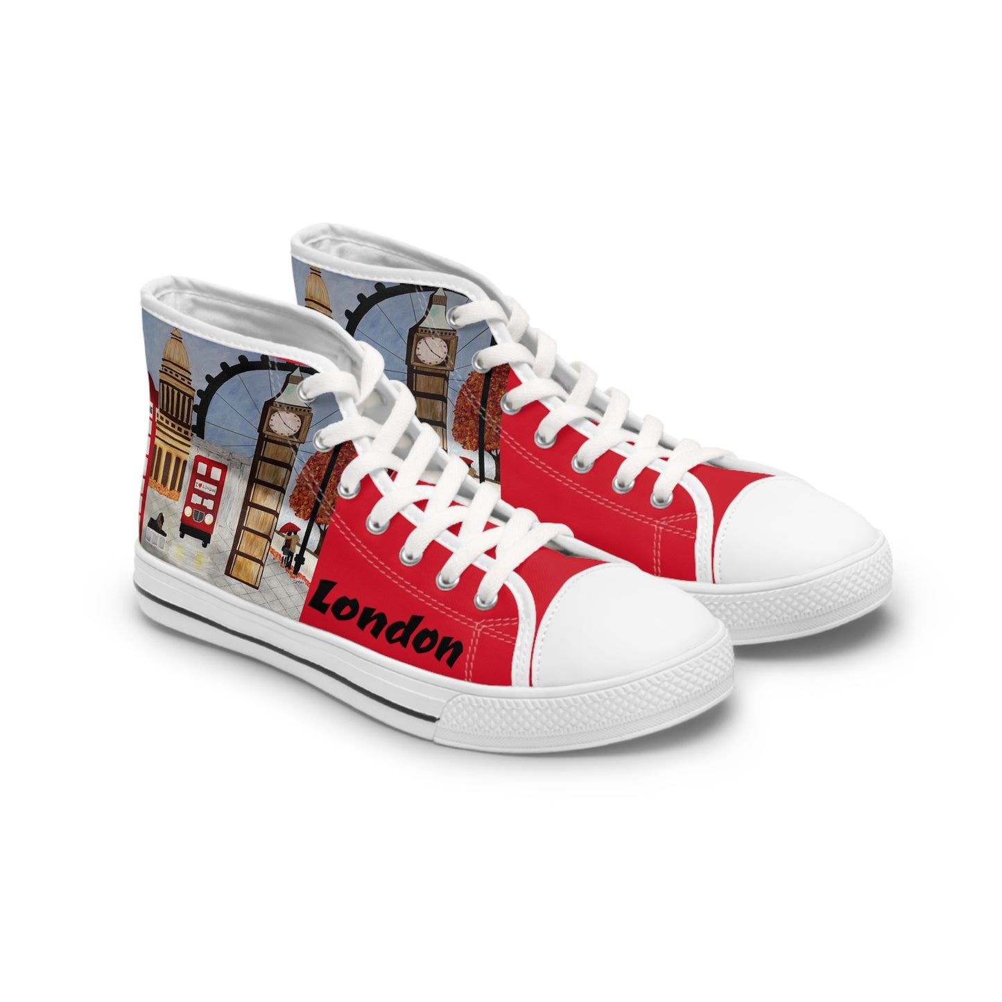 I Love London Women's High Top Sneakers