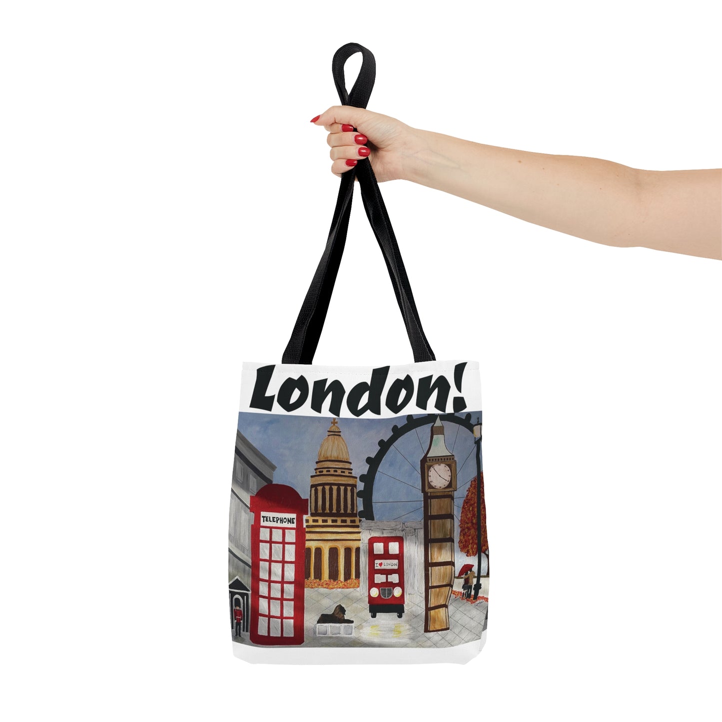 I love London Tote (White)