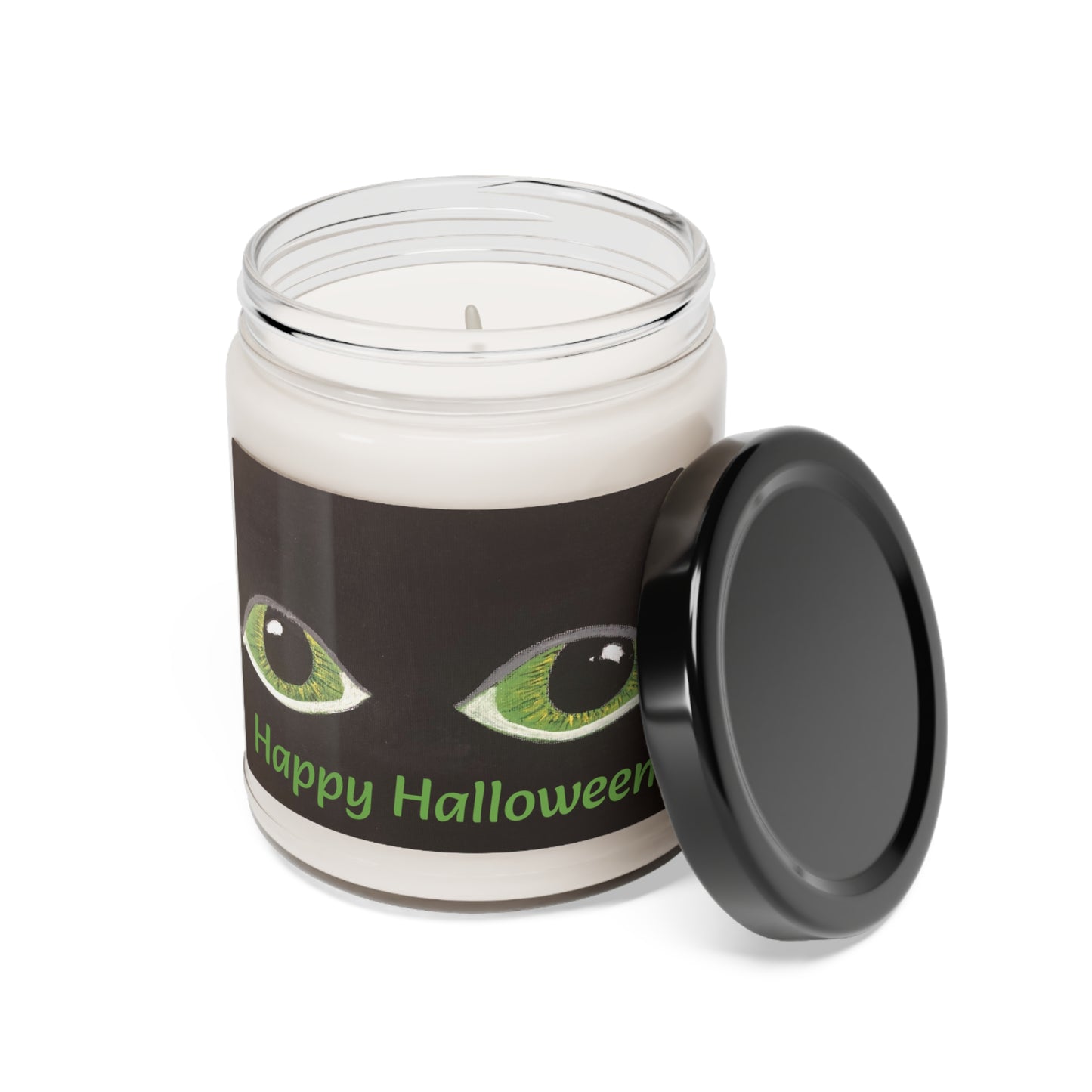 Halloween Spooky Eyes Scented Soy Candle, 9oz