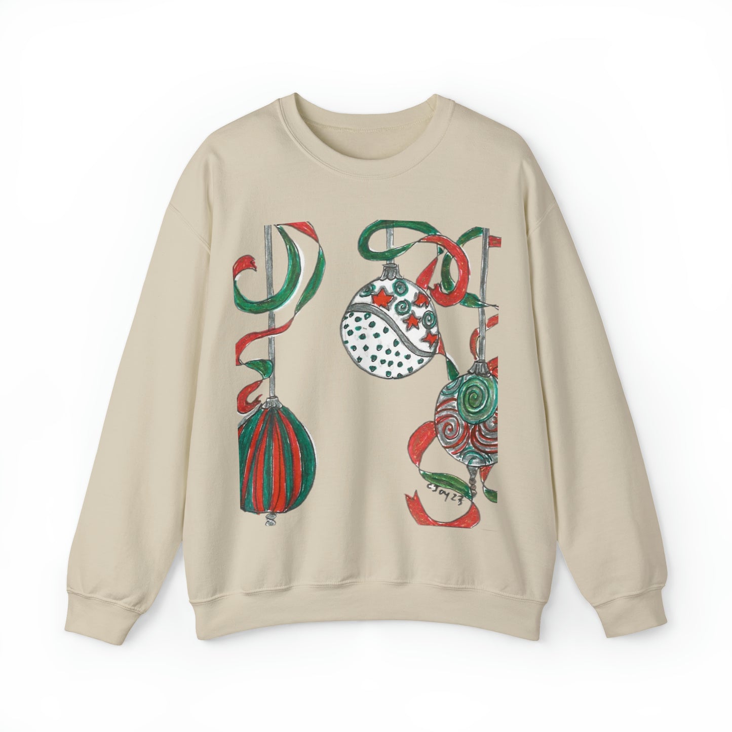 Christmas Ornaments Holiday Sweatshirt