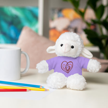 Hearts Intertwined Stuffed Animals with Tee