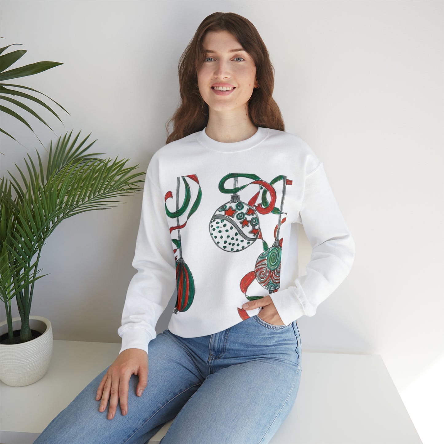 Christmas Ornaments Holiday Sweatshirt