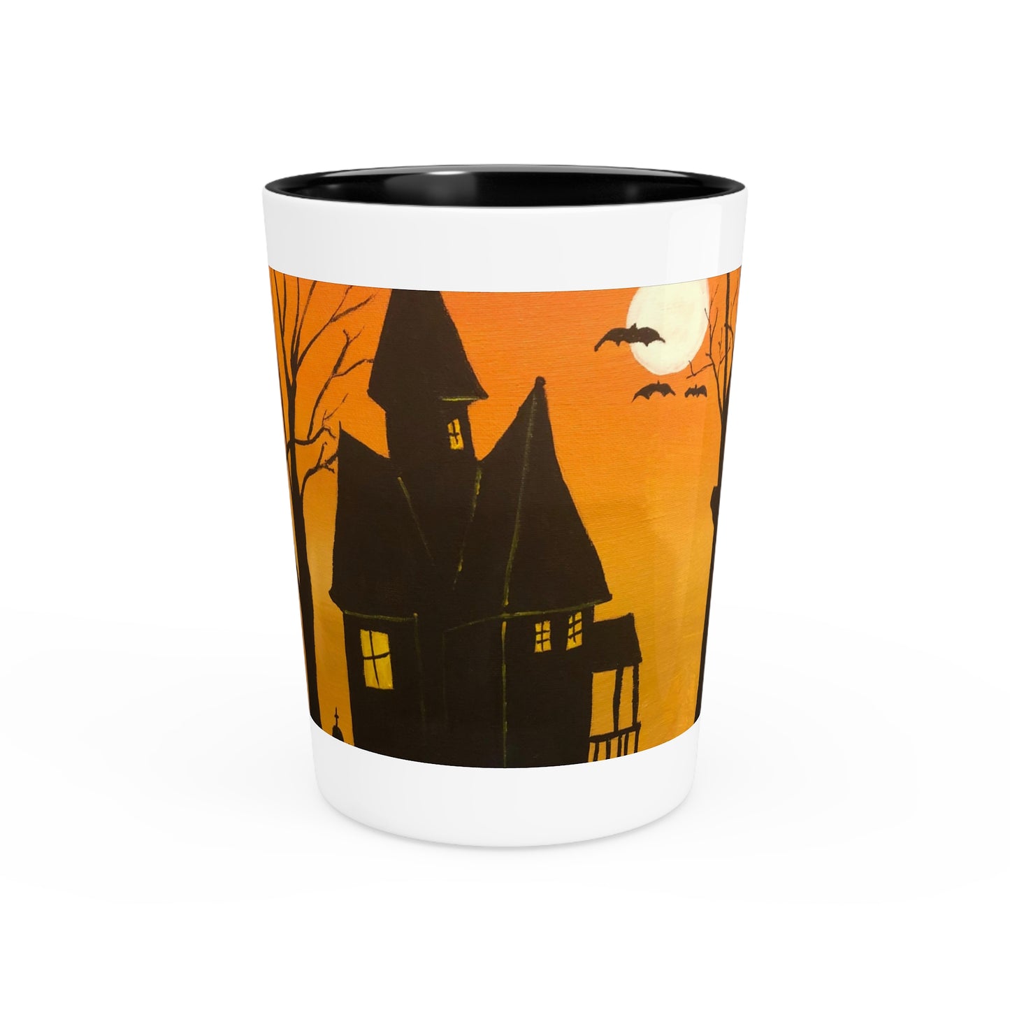 Halloween Spooky House Shot Glass, 1.9oz