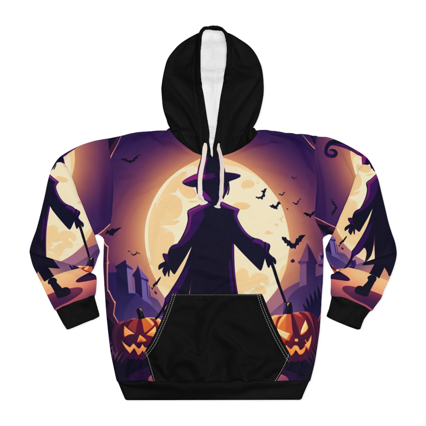 Halloween Witch Trick or Treat Unisex Pullover Hoodie Costume