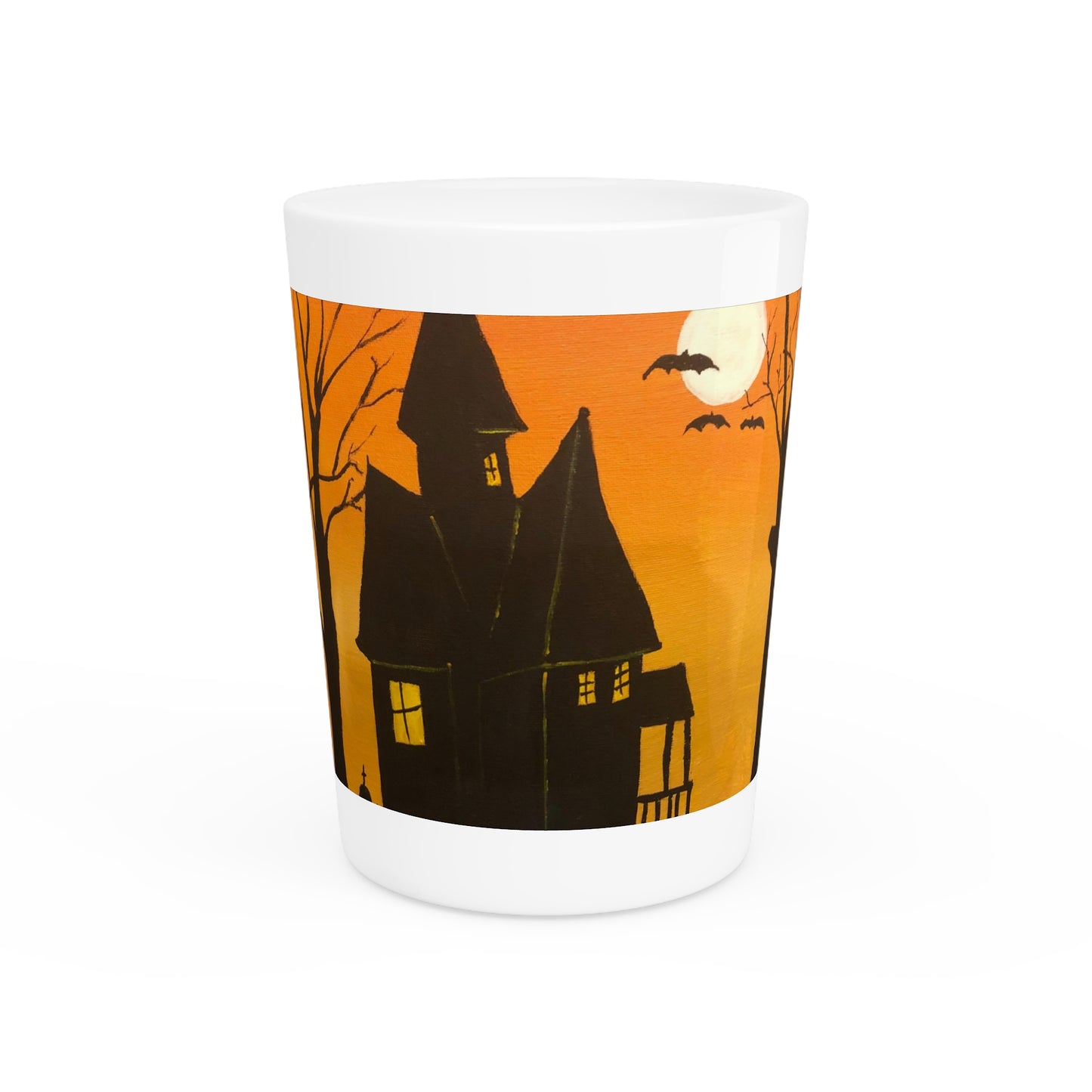 Halloween Spooky House Shot Glass, 1.9oz