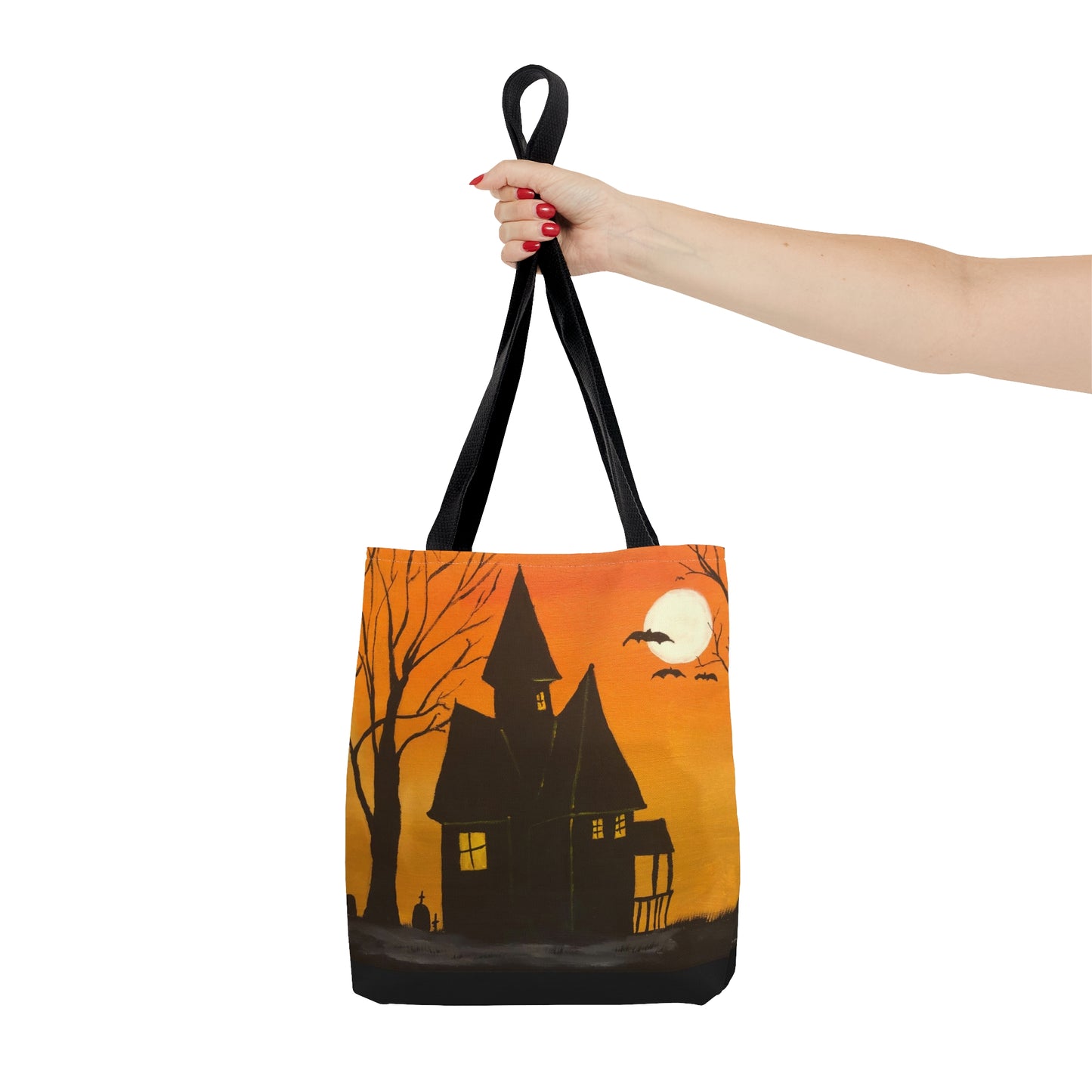 Halloween Spooky House Tote Bag