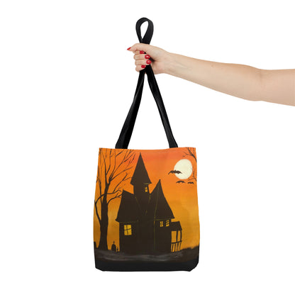 Halloween Spooky House Tote Bag