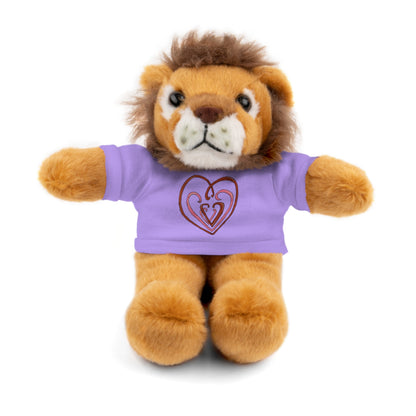 Hearts Intertwined Stuffed Animals with Tee