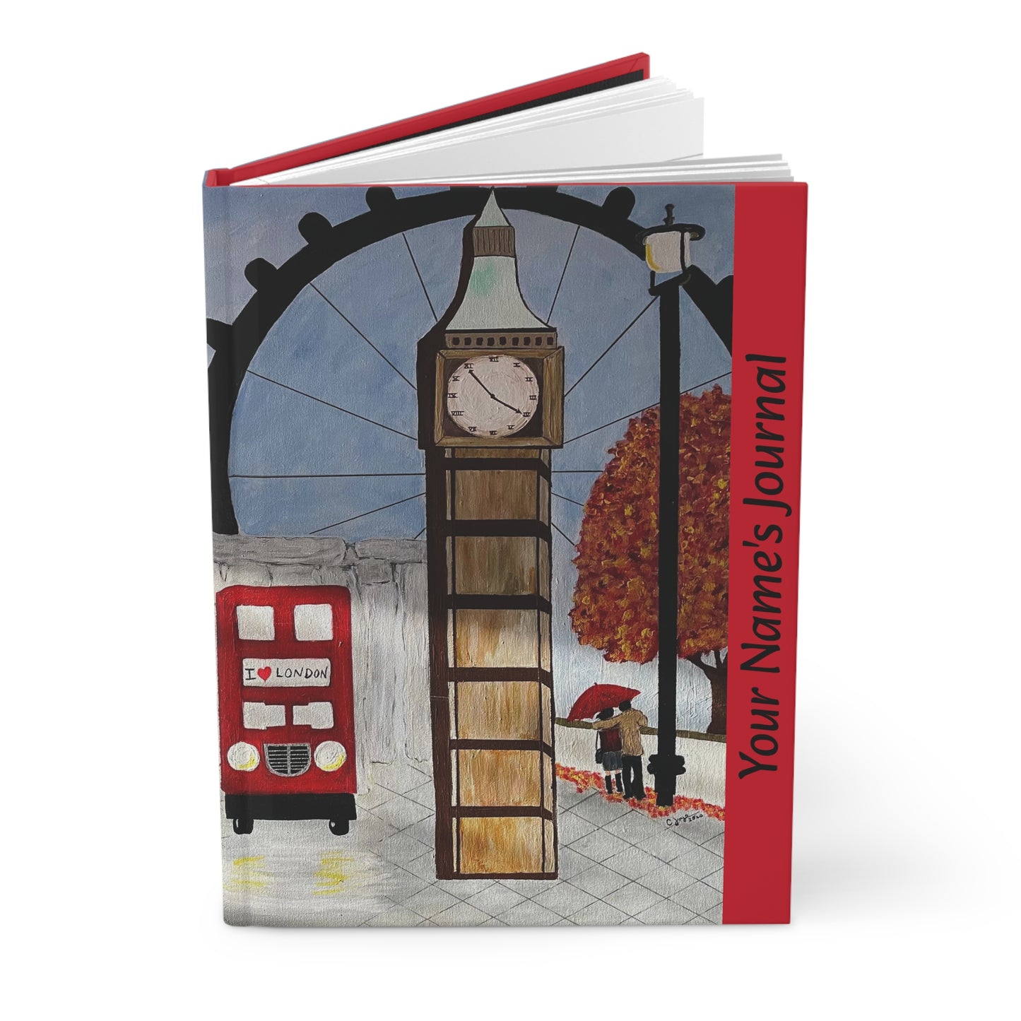 I Love London Travel Journal Hardcover Diary