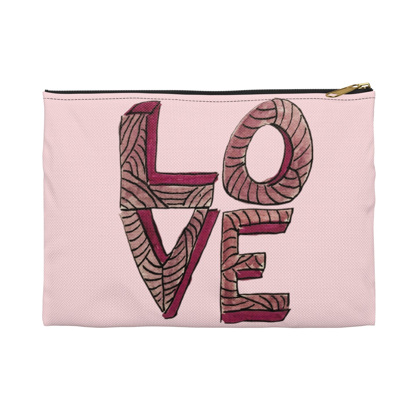 Stacked LOVE Accessory Pouch