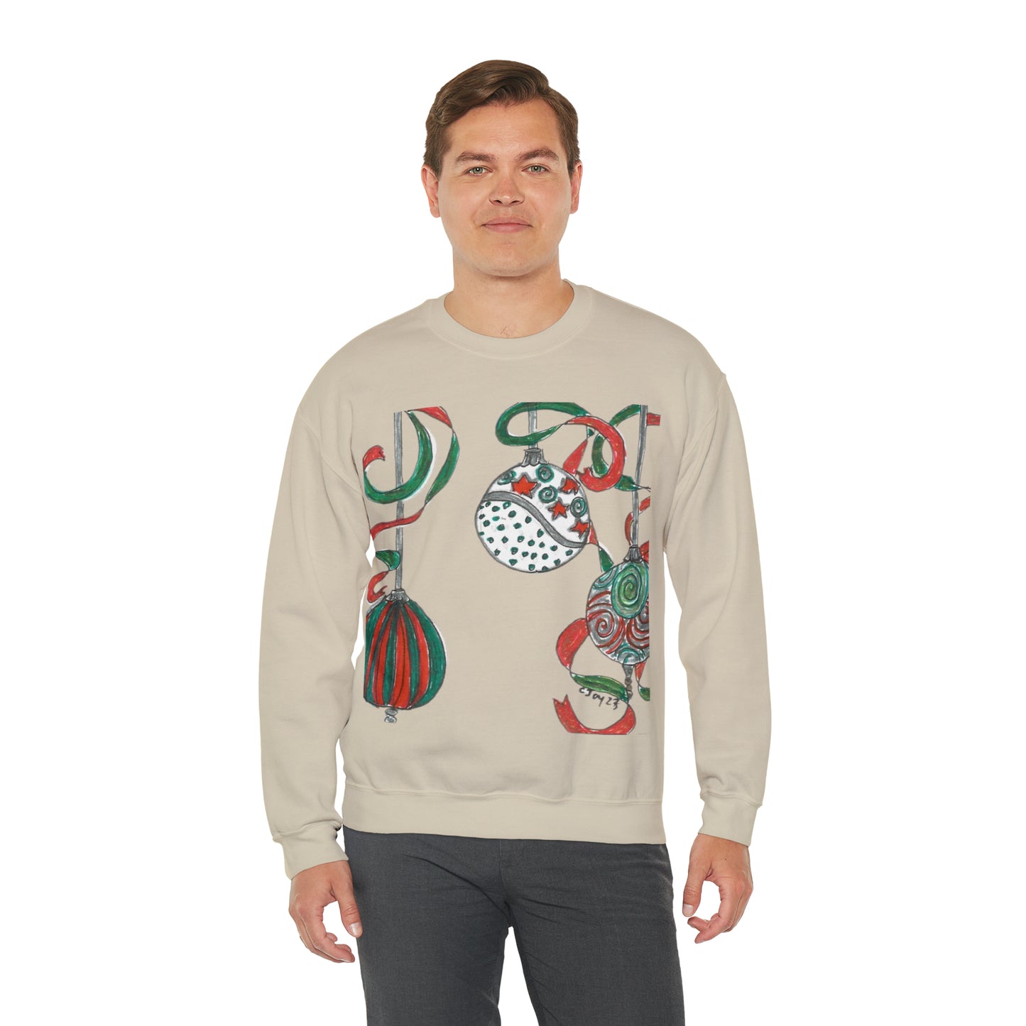 Christmas Ornaments Holiday Sweatshirt