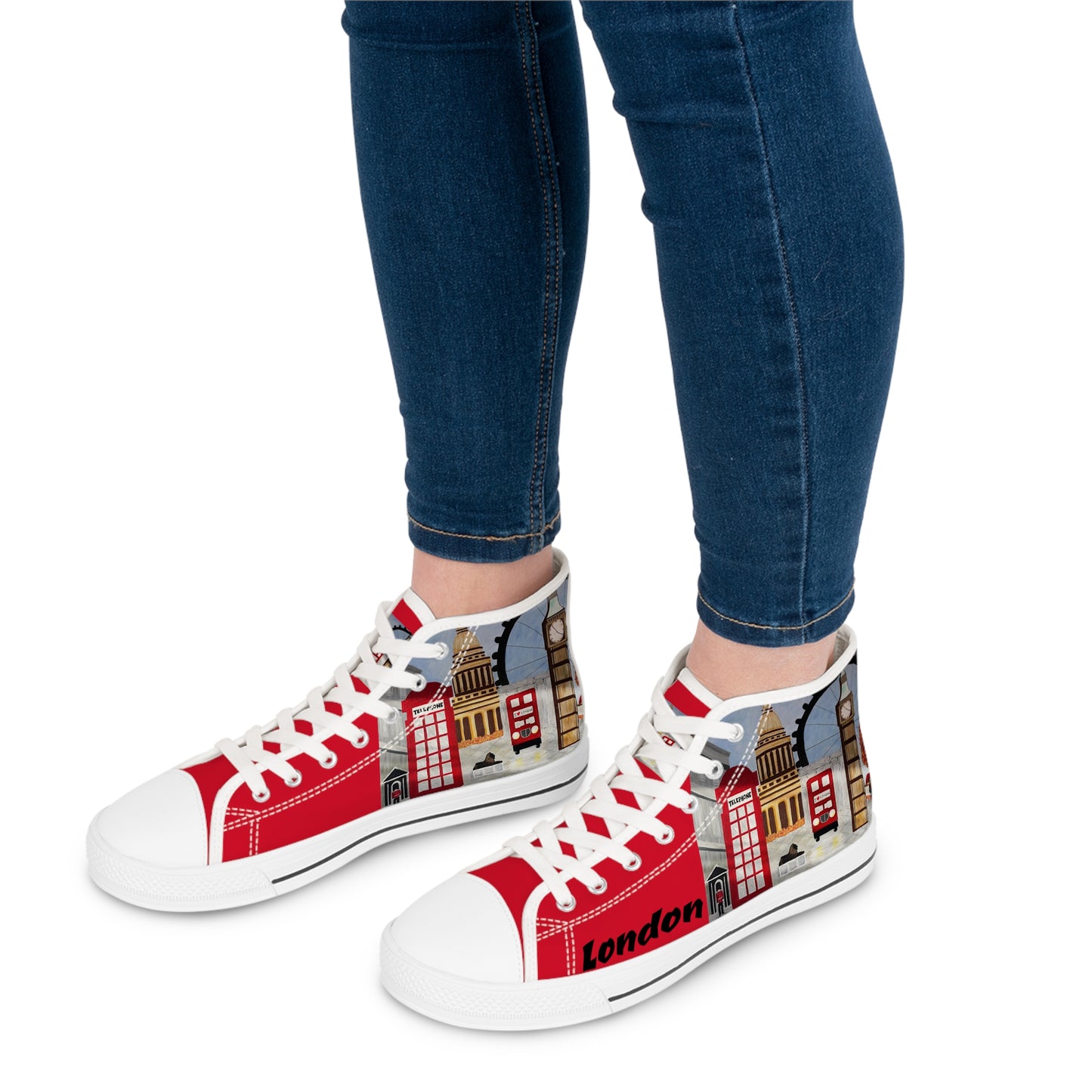 I Love London Women's High Top Sneakers