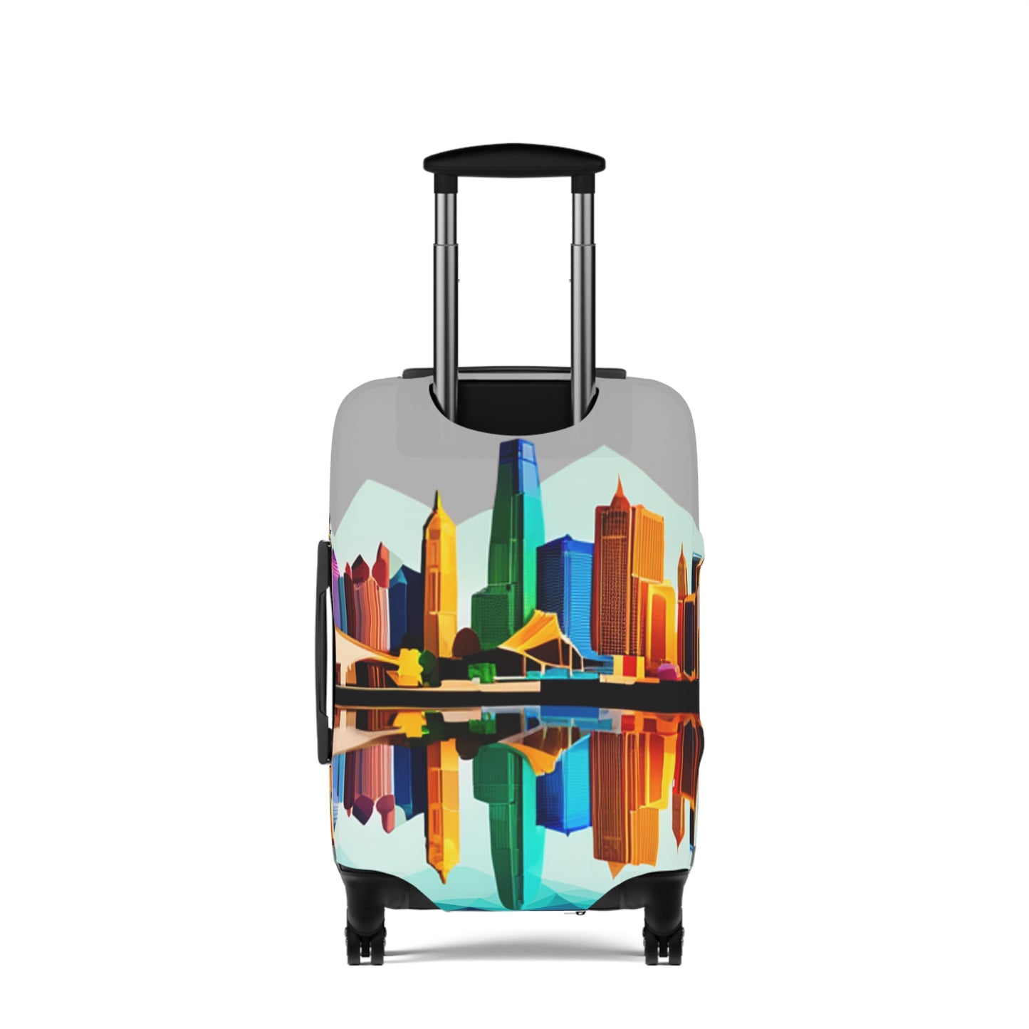 Dallas Texas Reflections Luggage Cover