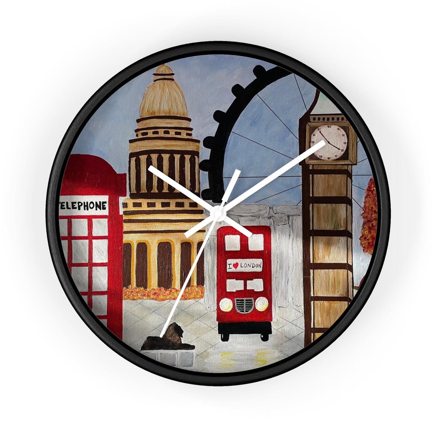 I Love London Wall Clock