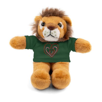 Hearts Intertwined Stuffed Animals with Tee