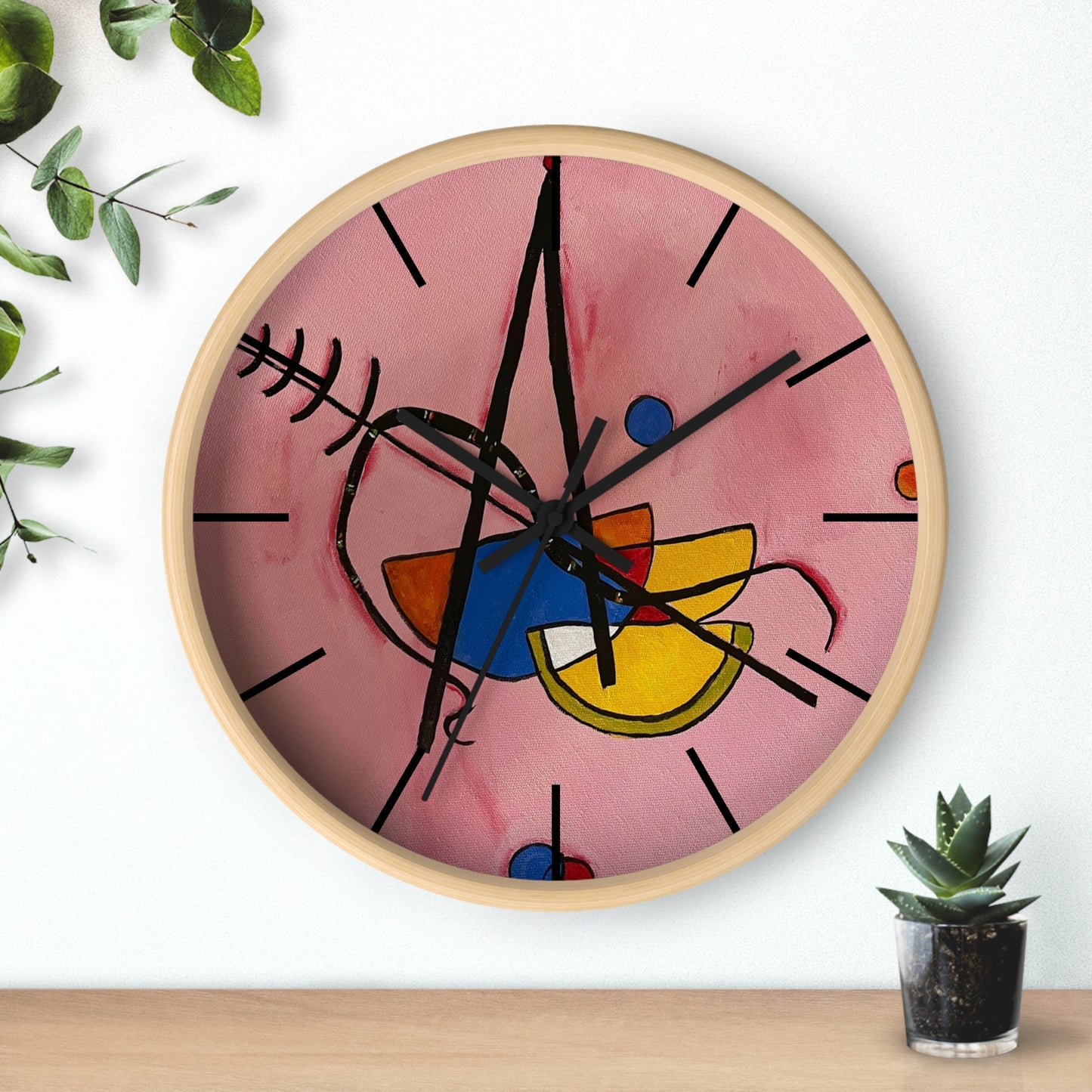 Arrangement Y Wall Clock