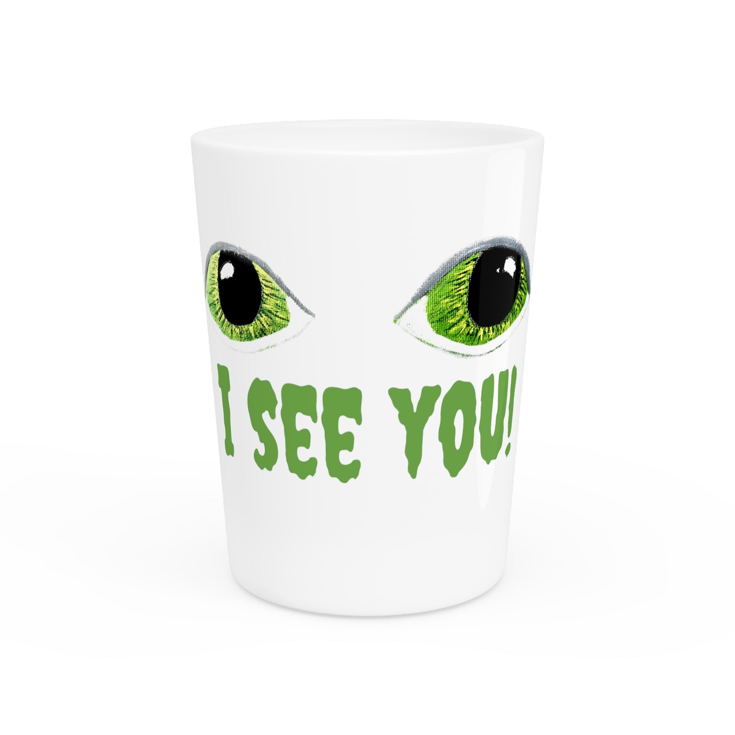 Halloween Spooky Eyes Shot Glass, 1.9oz