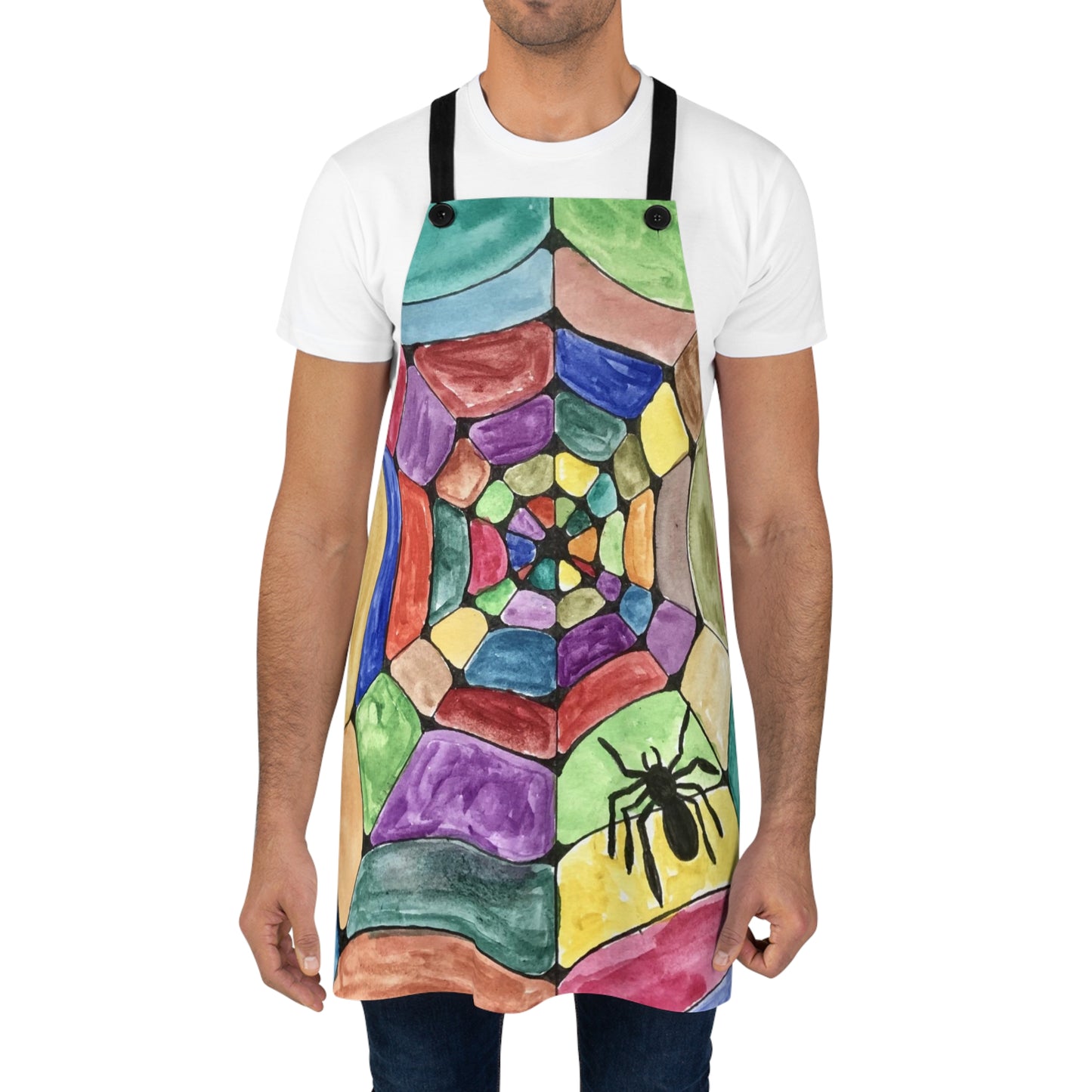 Halloween Colorized Spider Web Apron