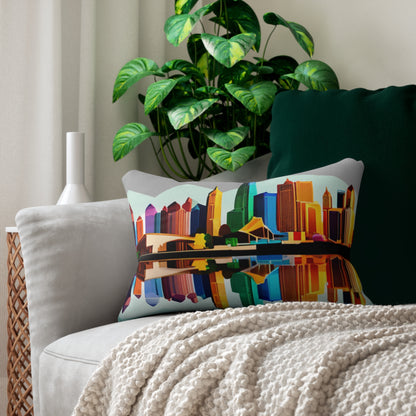 Dallas Texas Reflections Lumbar Pillow