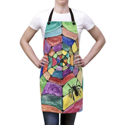 Halloween Colorized Spider Web Apron