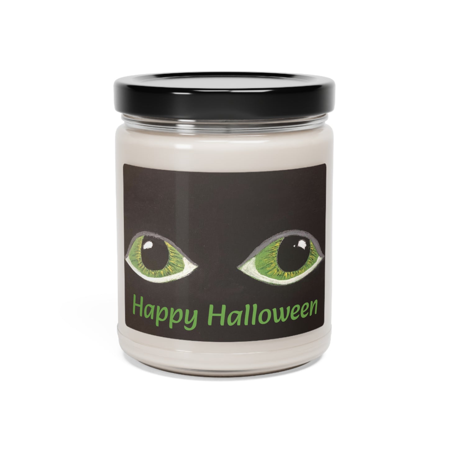 Halloween Spooky Eyes Scented Soy Candle, 9oz